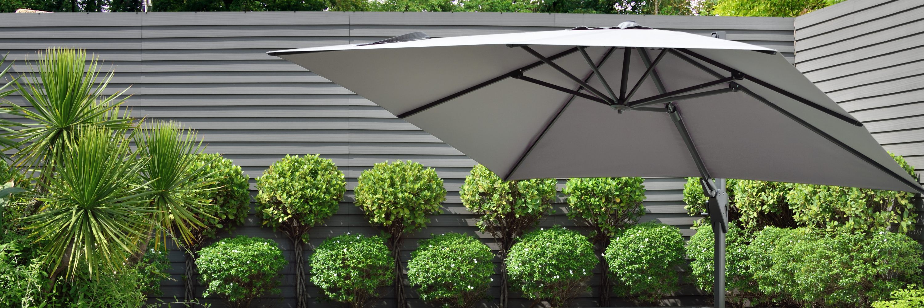 Patio umbrellas + bases