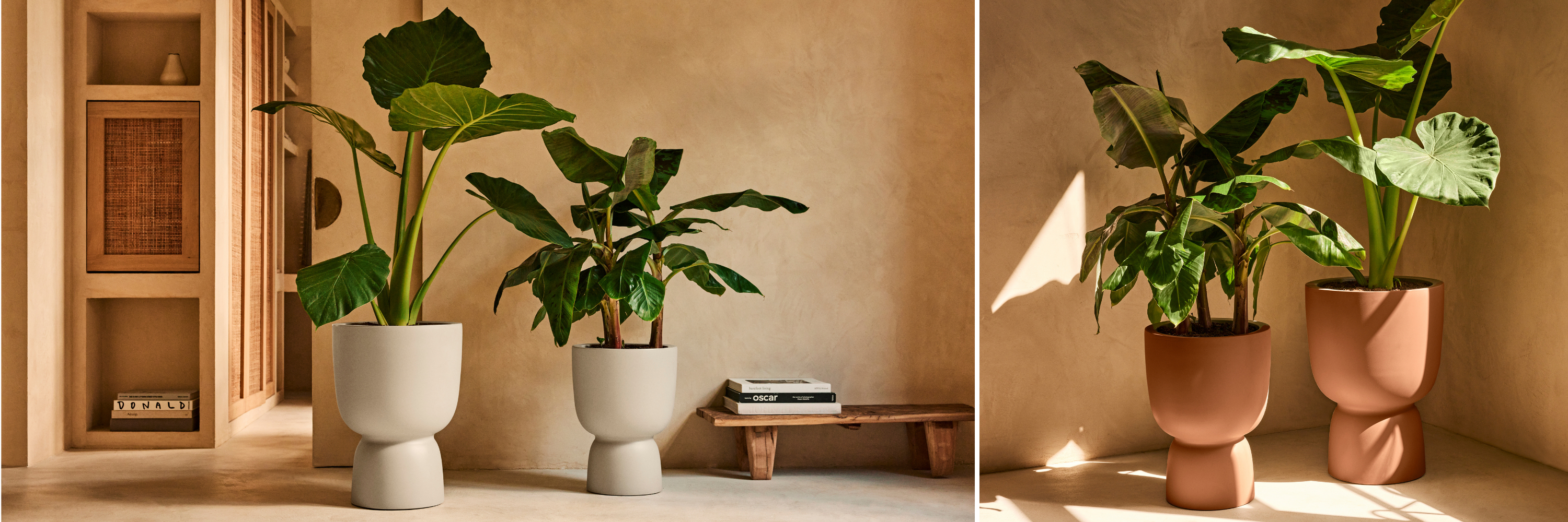 Sustainable plastic planters