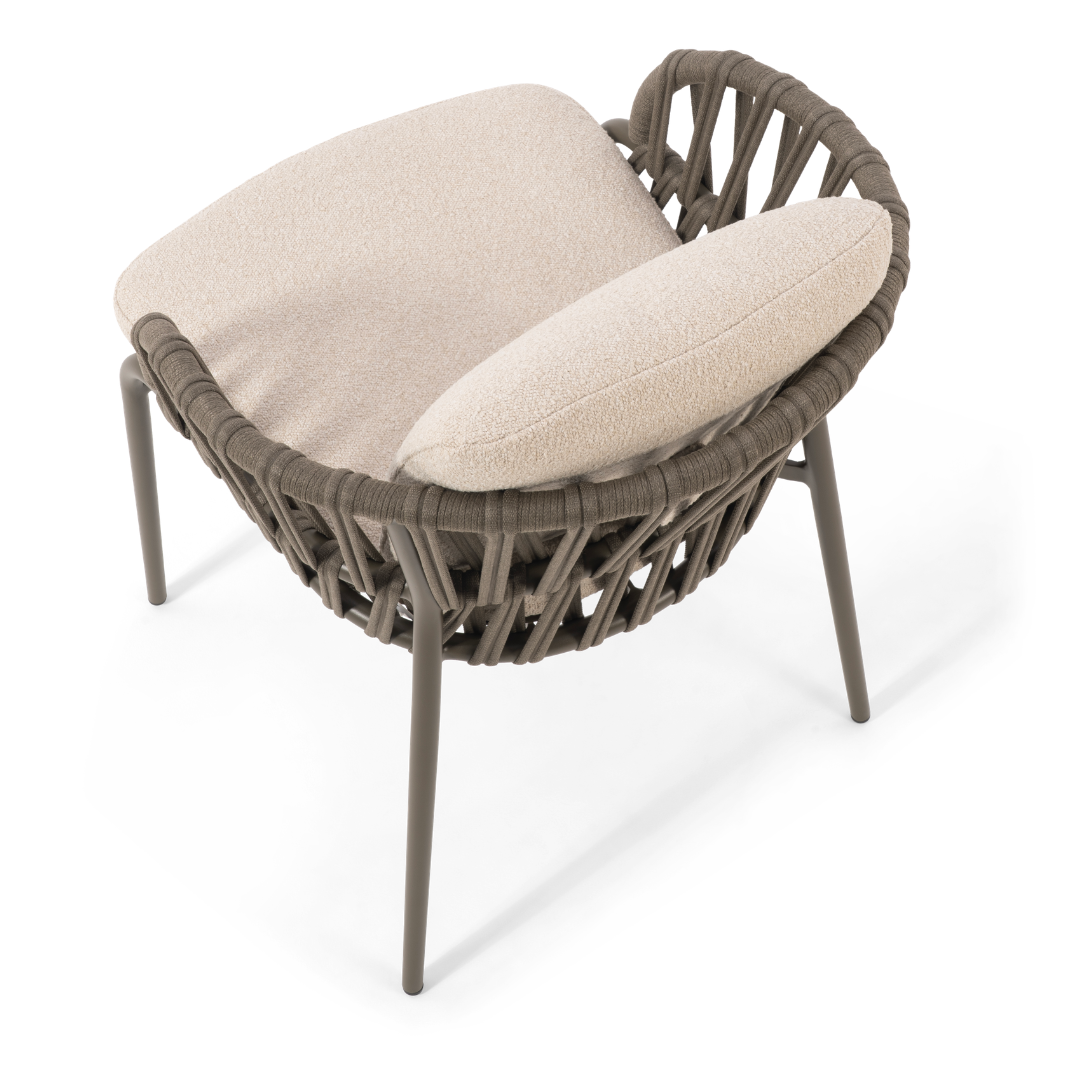 Set of 2: Noon Outdoor Dining Chairs - Olive | PREORDER AUGUST