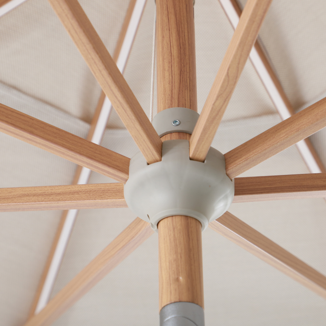 Royal Coro 3m Solar LED Umbrella Set - Beige | PREORDER AUGUST