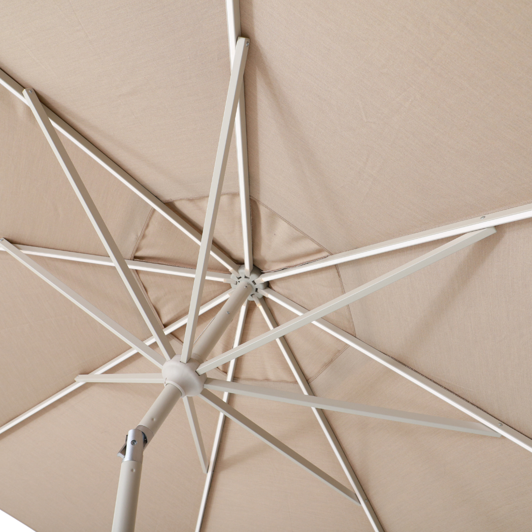 Royal Coro 3m Solar LED Umbrella Set - Taupe | PREORDER AUGUST