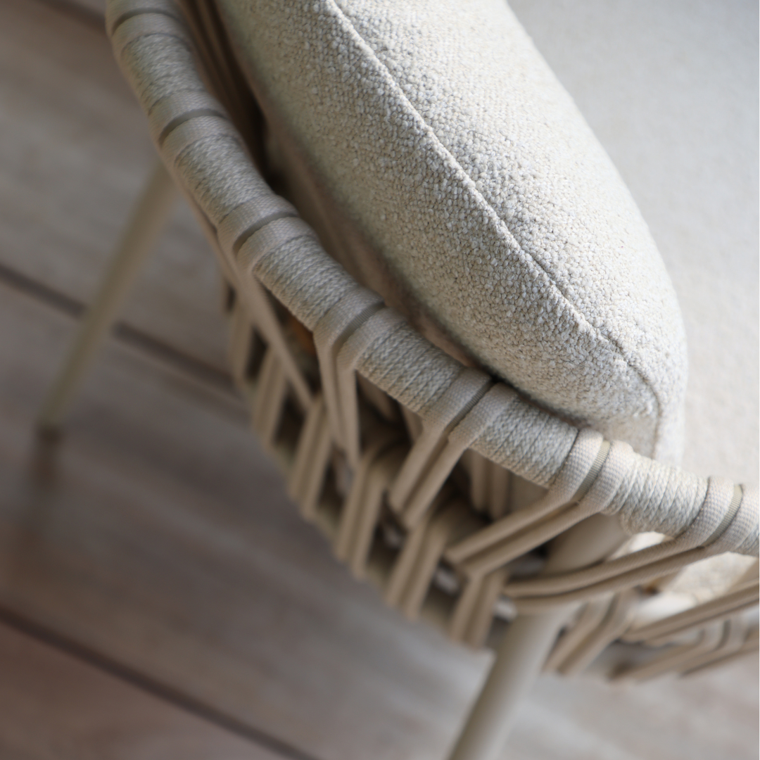Set of 2: Noon Outdoor Dining Chairs - Mocha | PREORDER DECEMBER