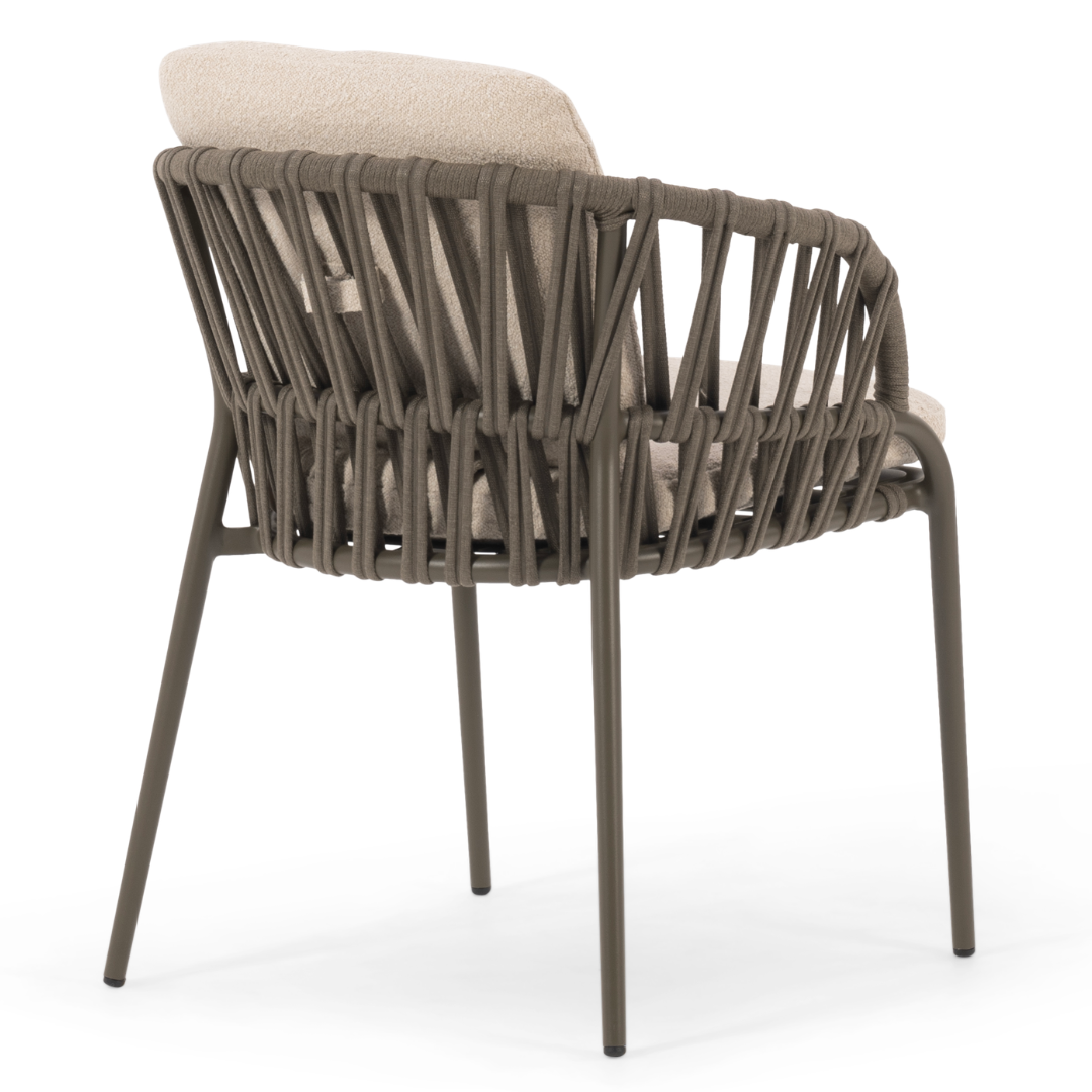 Set of 2: Noon Outdoor Dining Chairs - Olive | PREORDER AUGUST