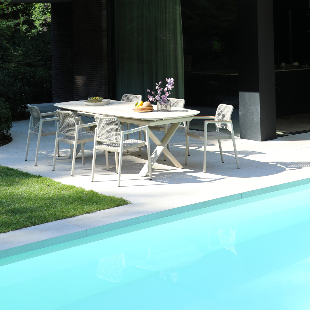 Albatross 3.1m Extendable Dining Table Organic - Mocha | PREORDER AUGUST