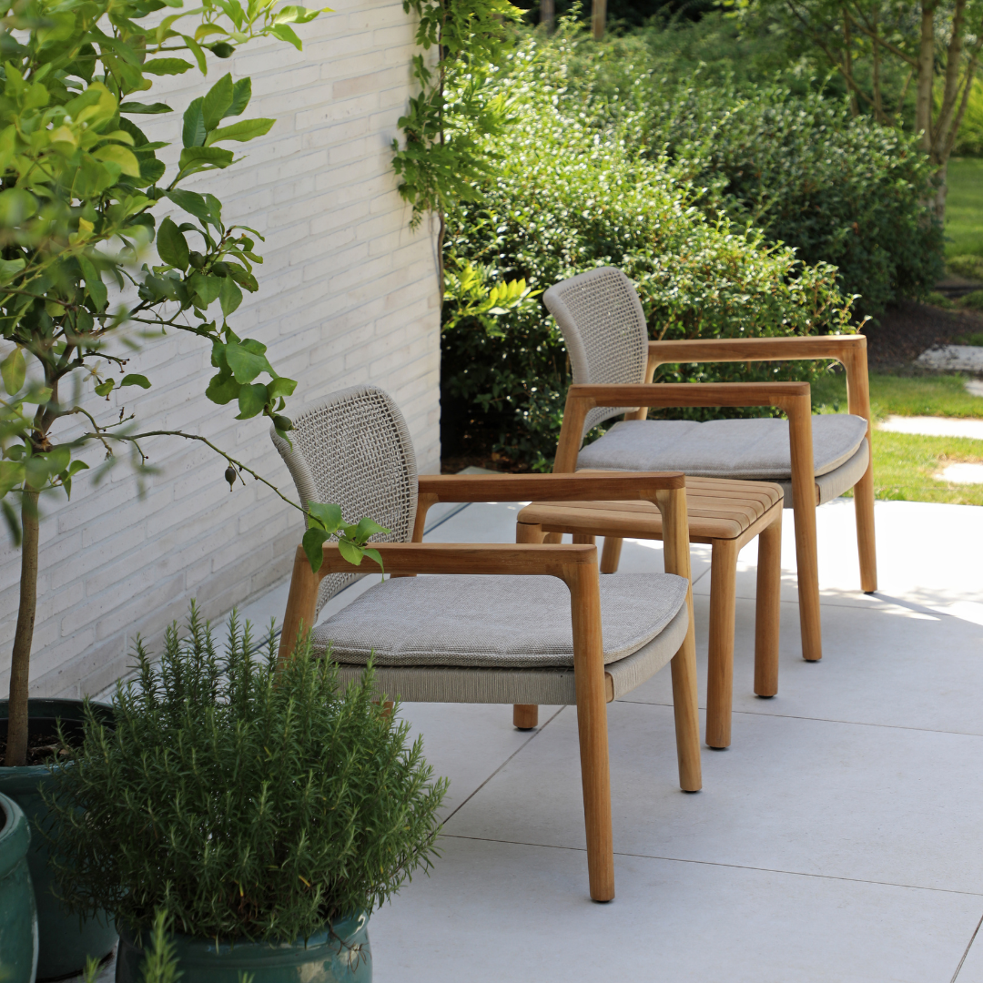 Set of 2: Tolo Teak Lounge Chair (lead time)