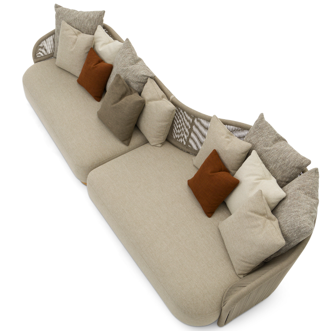 Wave Curved 4-Seater Sofa