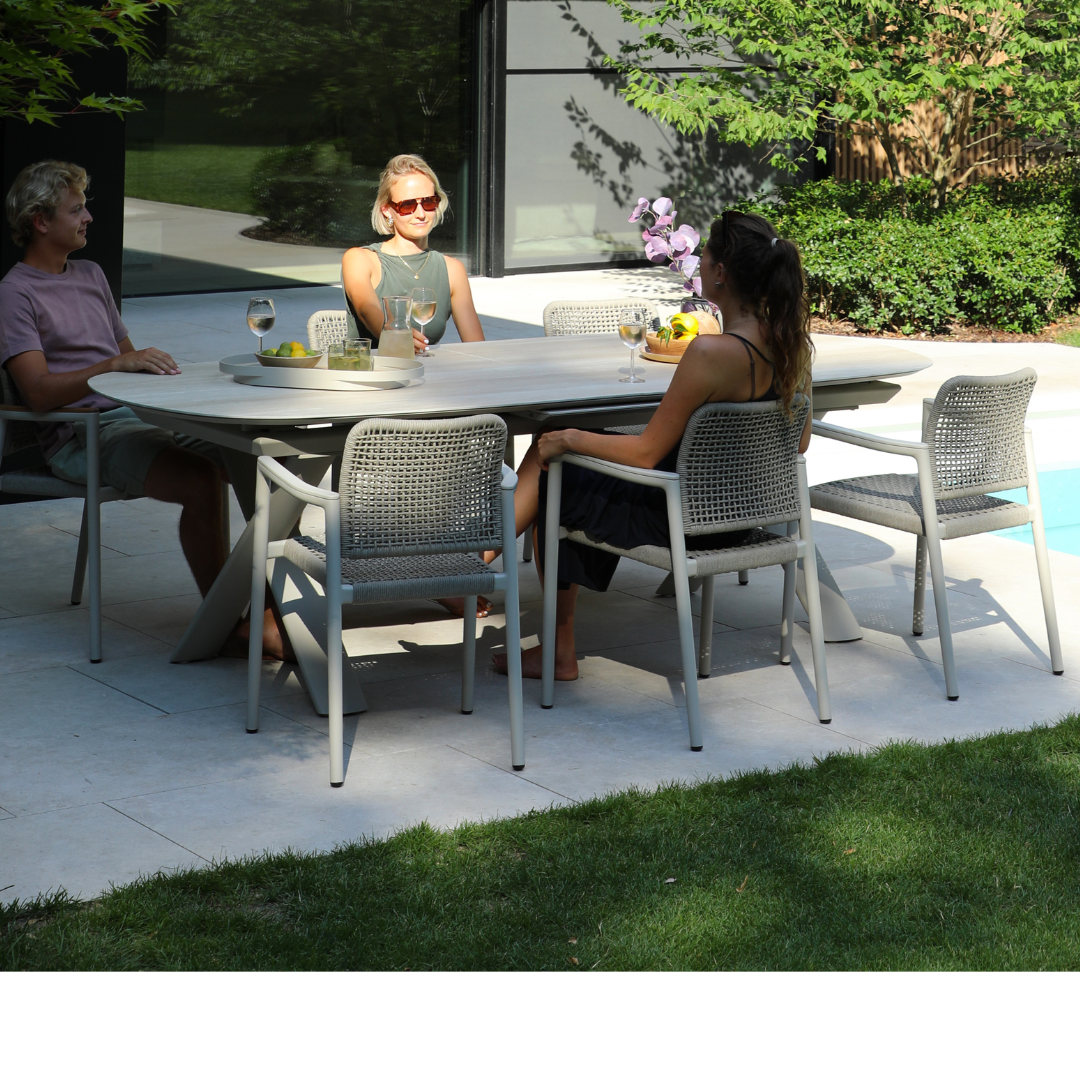 Albatross 3.1m Extendable Dining Table Organic - Mocha | PREORDER AUGUST