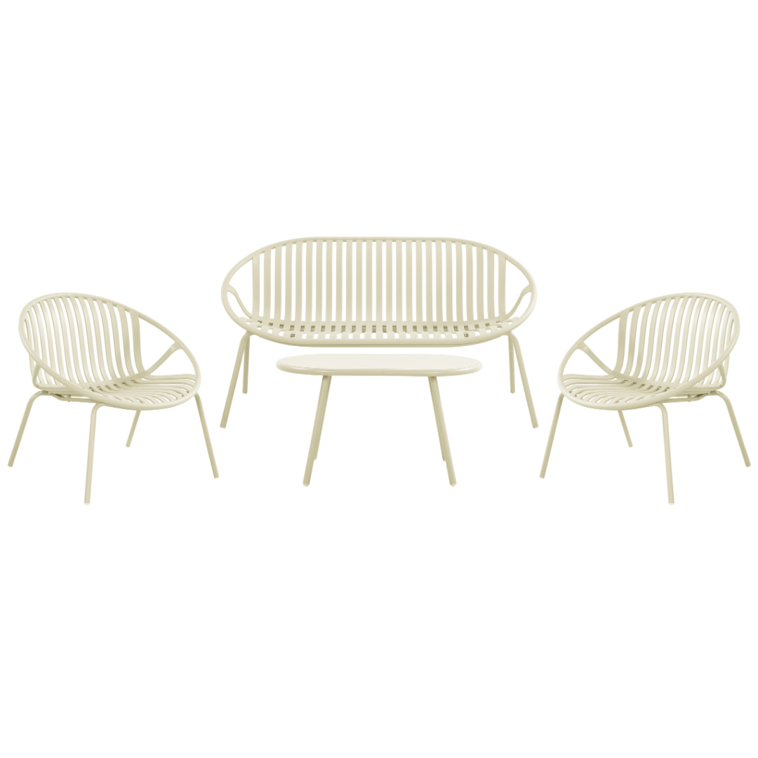 Lisbon 4pc Lounge Set - Dune | PREORDER AUGUST