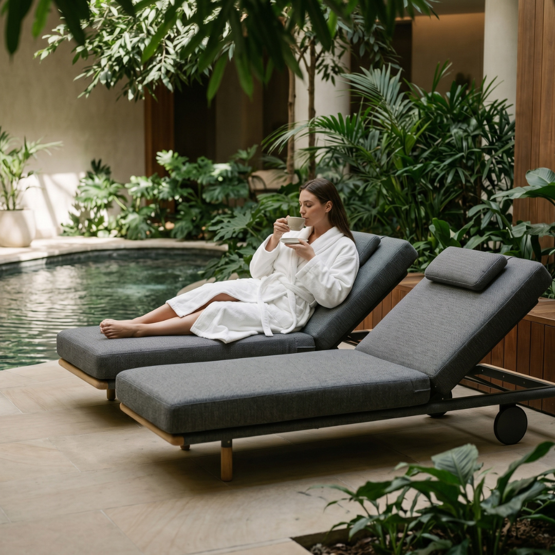 Haven Sun Lounger - Grey
