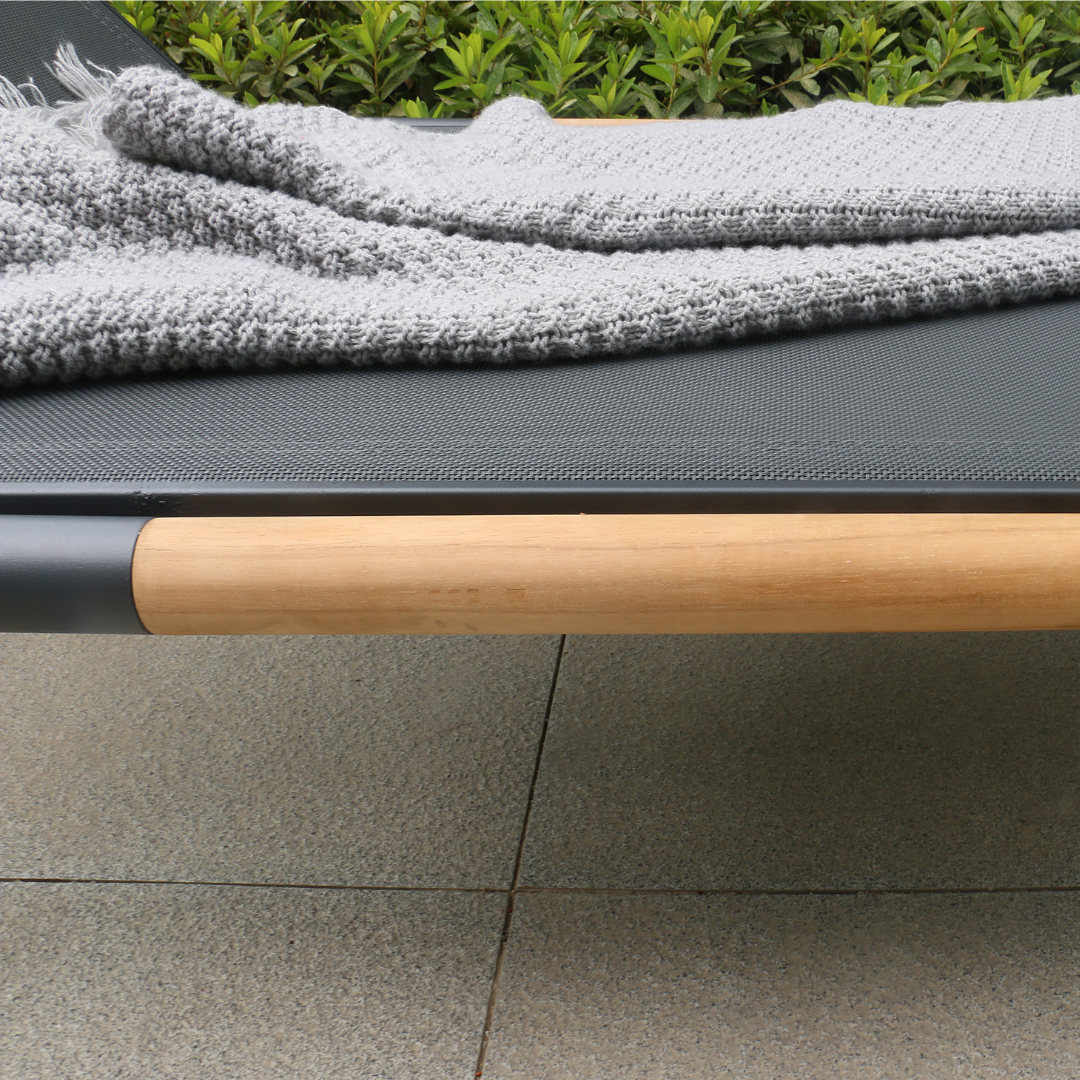 Faro Sun Lounger Charcoal
