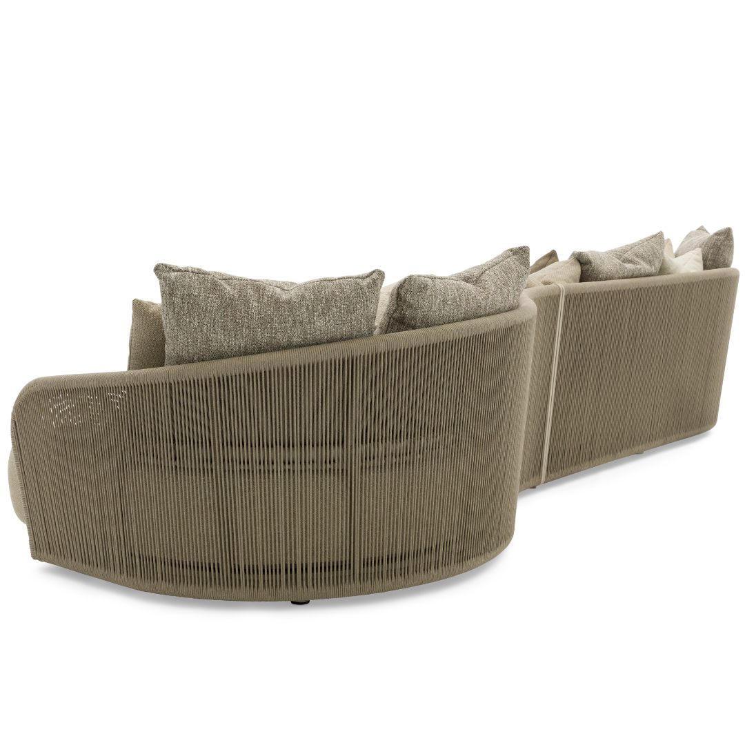 Wave Curved 4-Seater Sofa