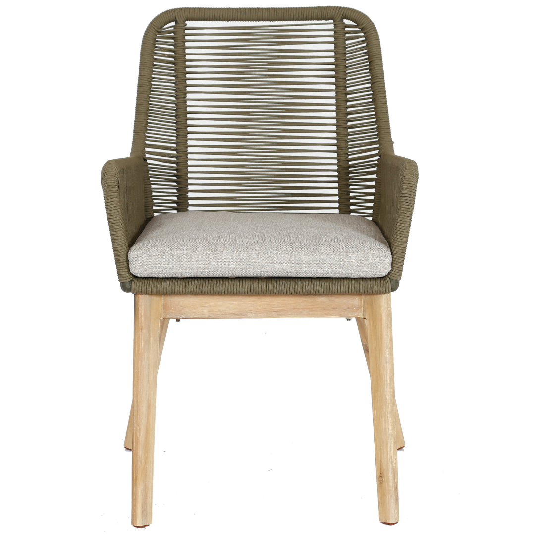 Padua Outdoor Dining Chair - Olive
