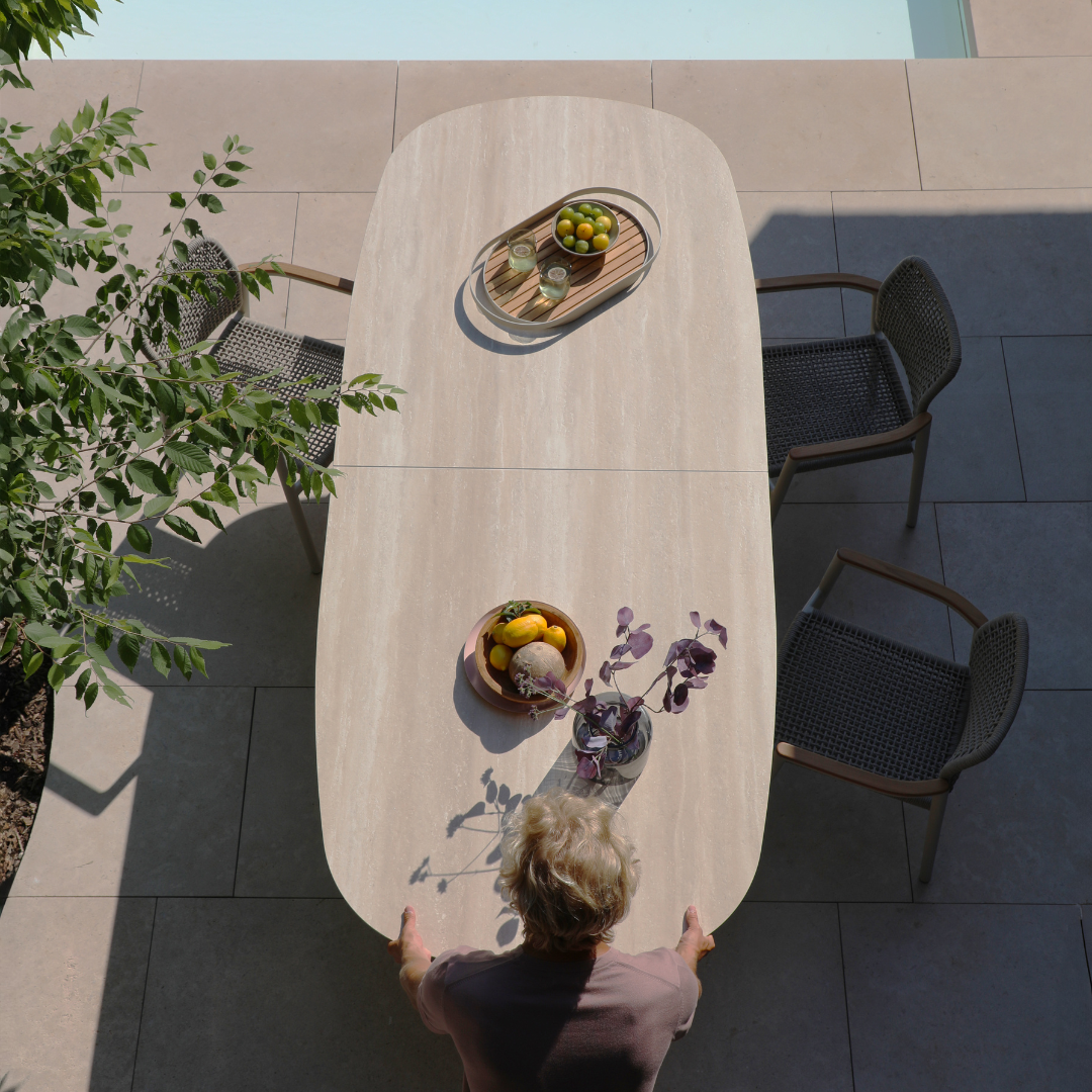 Albatross 3.1m Extendable Dining Table Organic - Mocha | PREORDER AUGUST