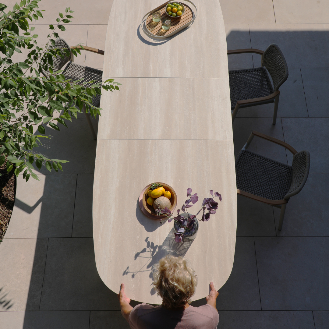 Albatross 3.1m Extendable Dining Table Organic - Mocha | PREORDER AUGUST