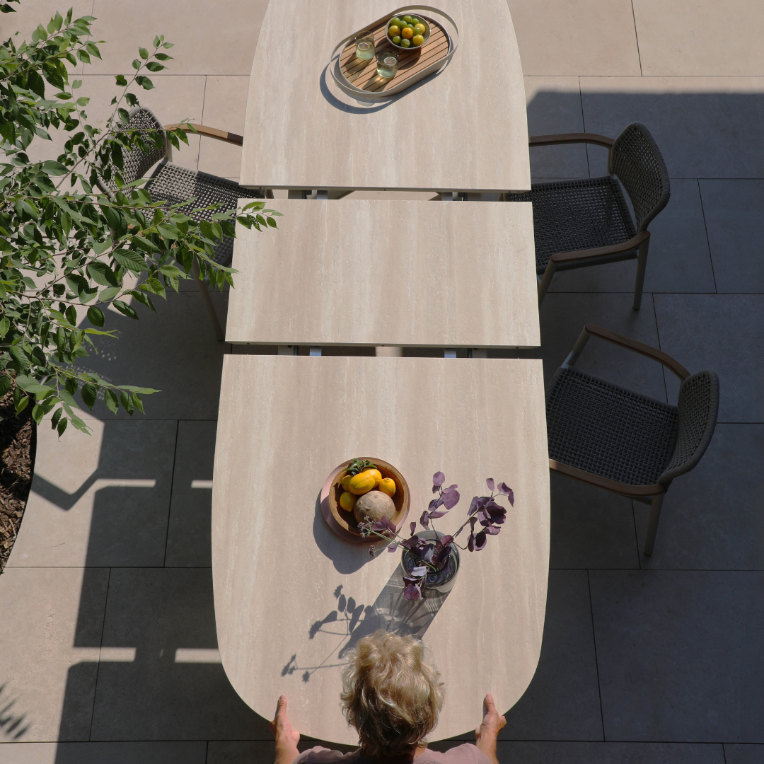 Albatross 3.1m Extendable Dining Table Organic - Mocha | PREORDER AUGUST