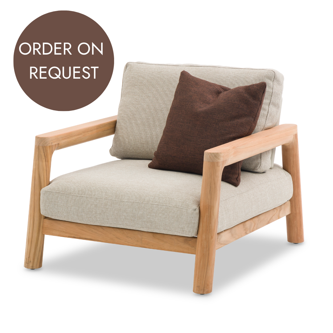 Tolo 1-Seater Sofa - Teak | ON REQUEST