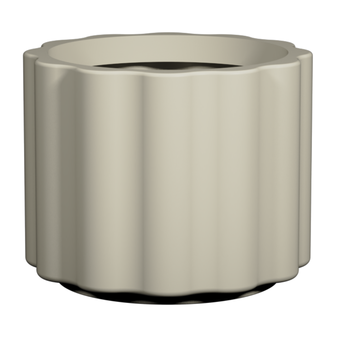 Vattra Low Planter - Natural Linen | PREORDER AUGUST
