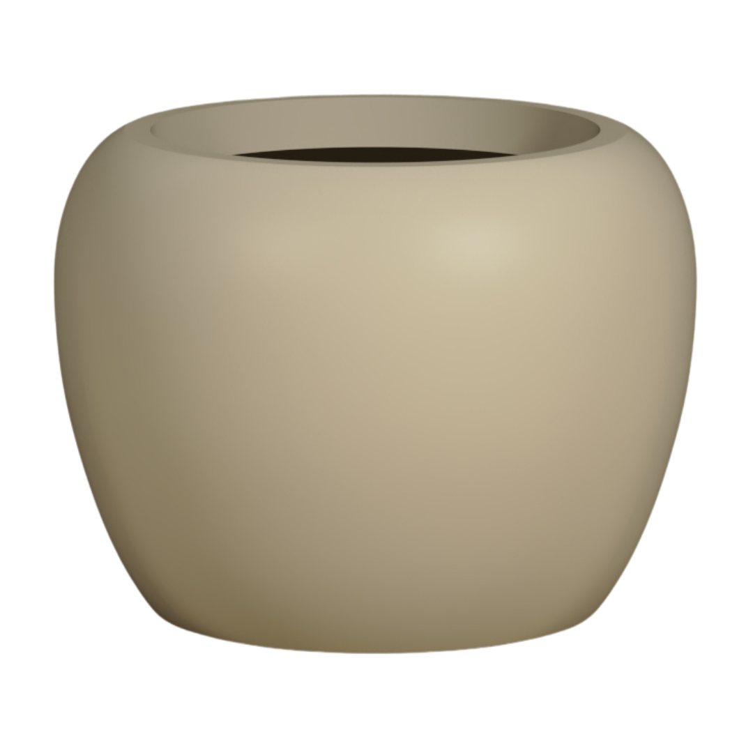 Calix Low Planter - Natural White Pepper | PREORDER AUGUST