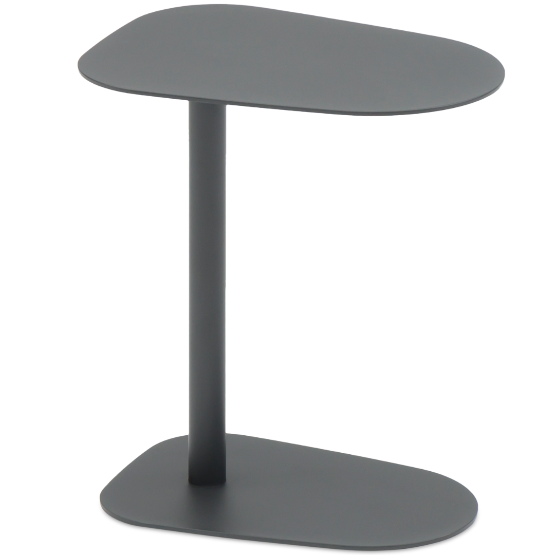 Butler Side Table Oval - Charcoal
