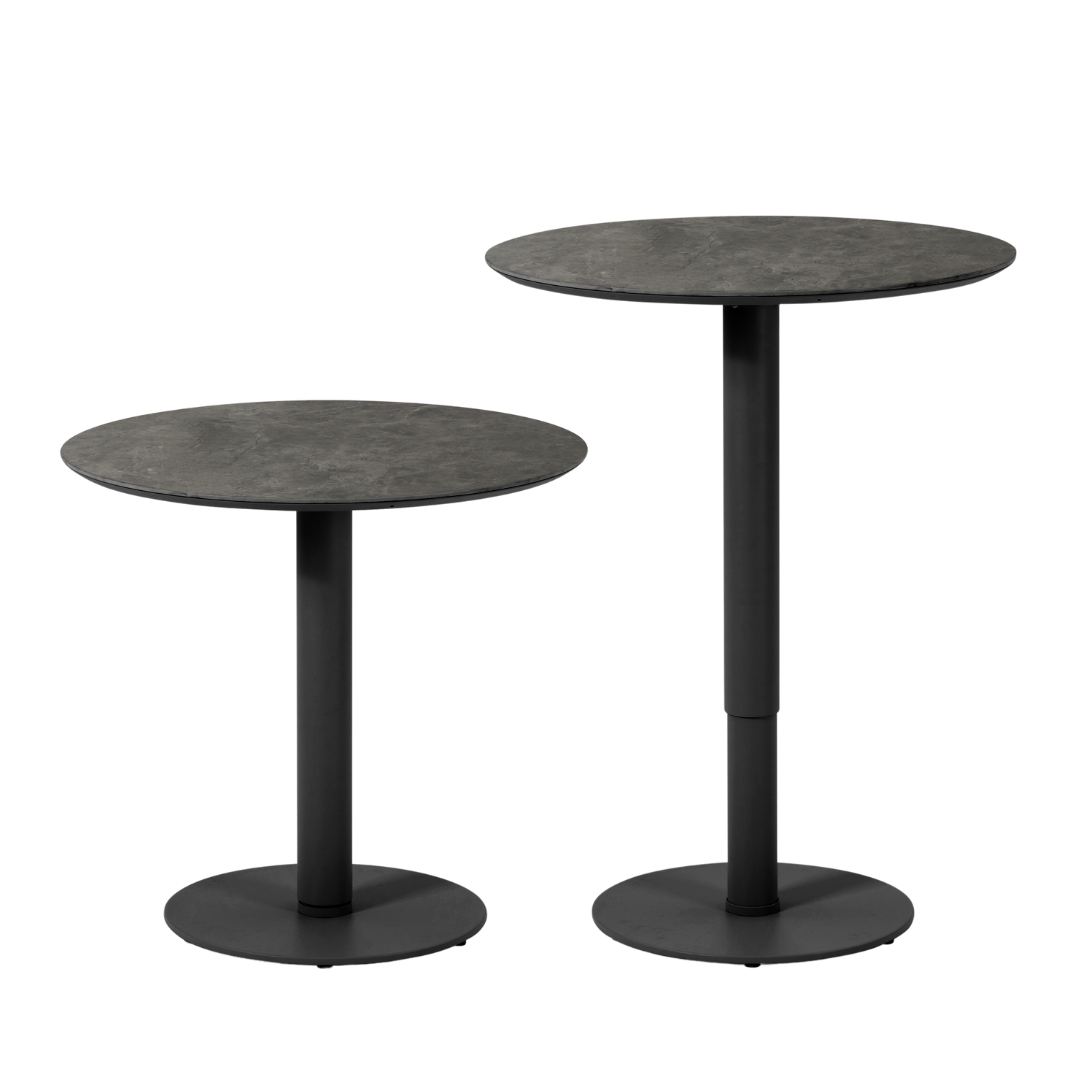 HiLo Adjustable Bistro / Bar Table - Charcoal | PREORDER MARCH