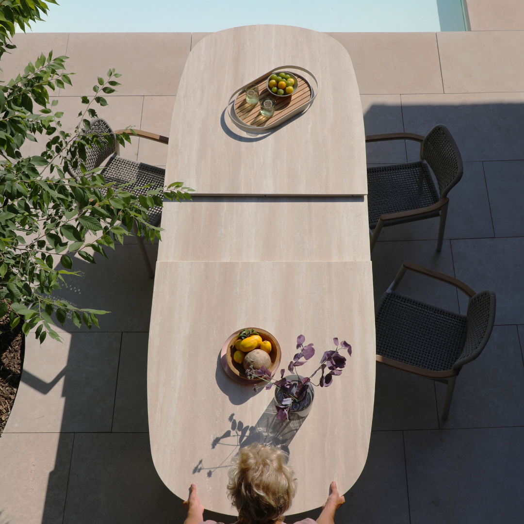 Albatross 3.1m Extendable Dining Table Organic - Mocha | PREORDER AUGUST
