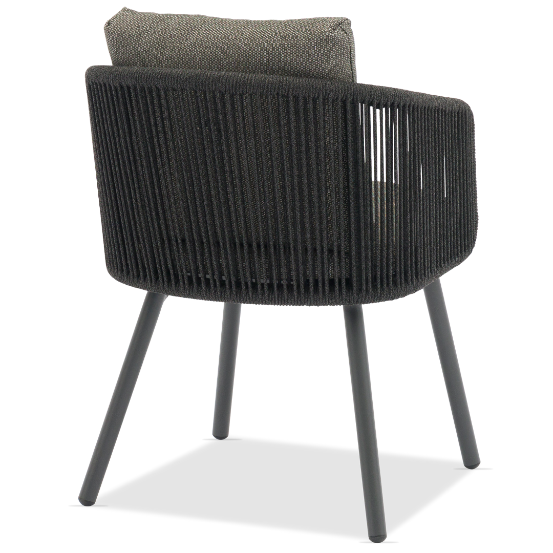 Set of 2: Harbour Outdoor Dining Chairs - Charcoal