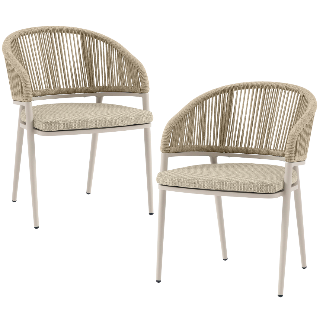 Jack 4-Seater Dining Set Mocha