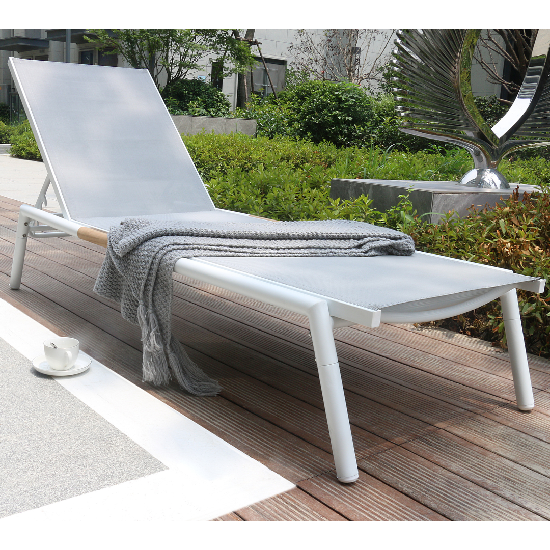 Faro Sun Lounger White