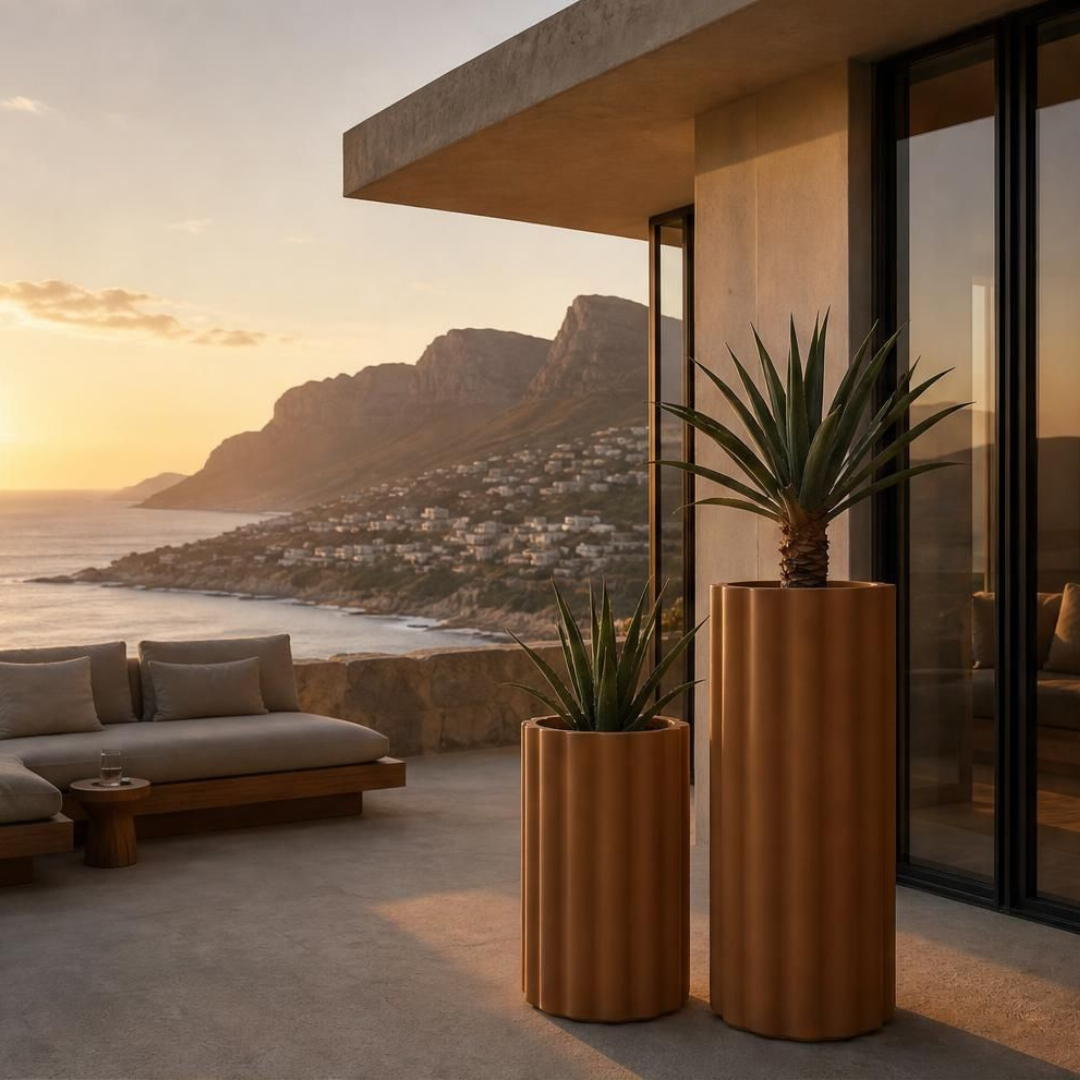 Outdoor furniture and planters for luxury property developments and communal spaces