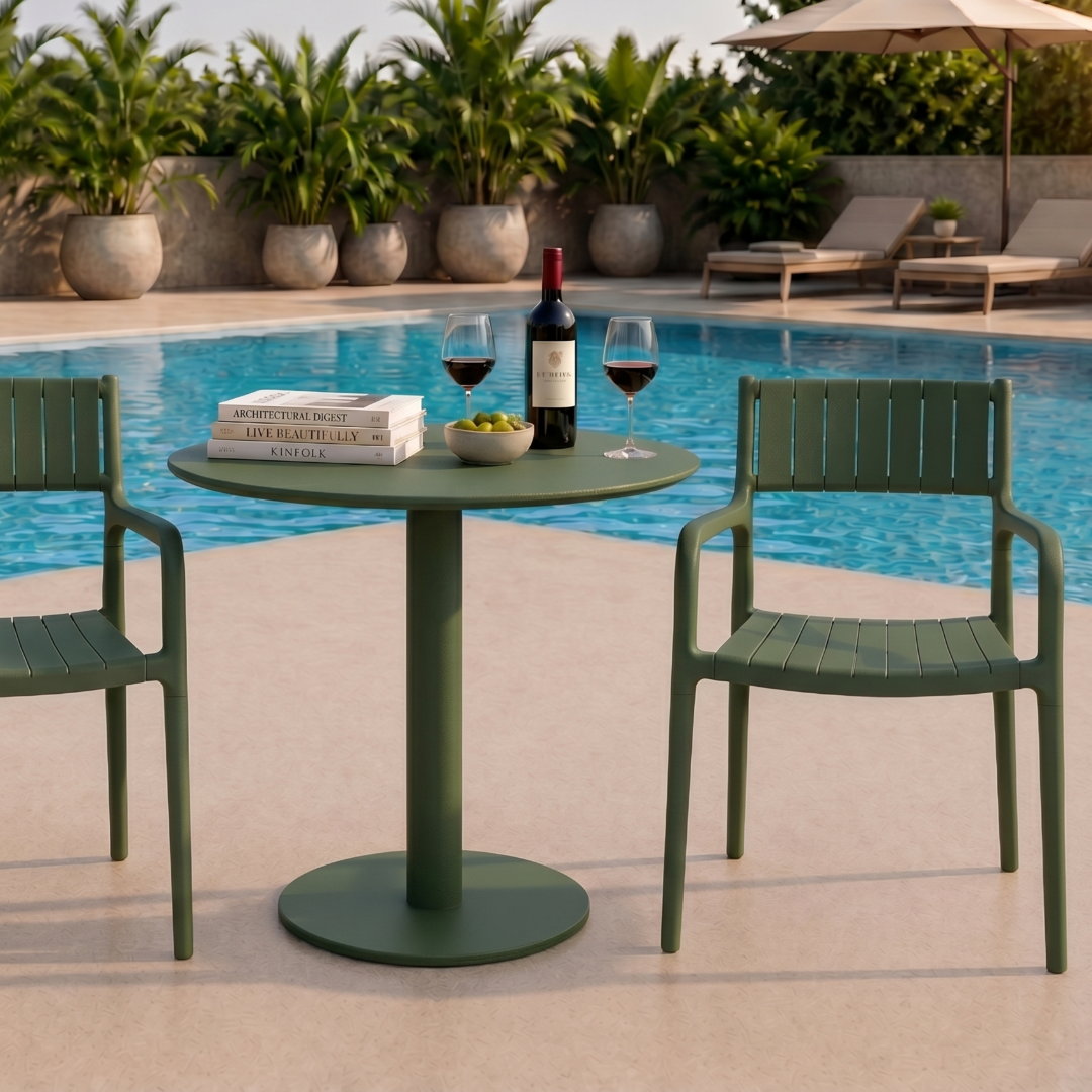 Evia Bistro Table - Olive | PREORDER AUGUST