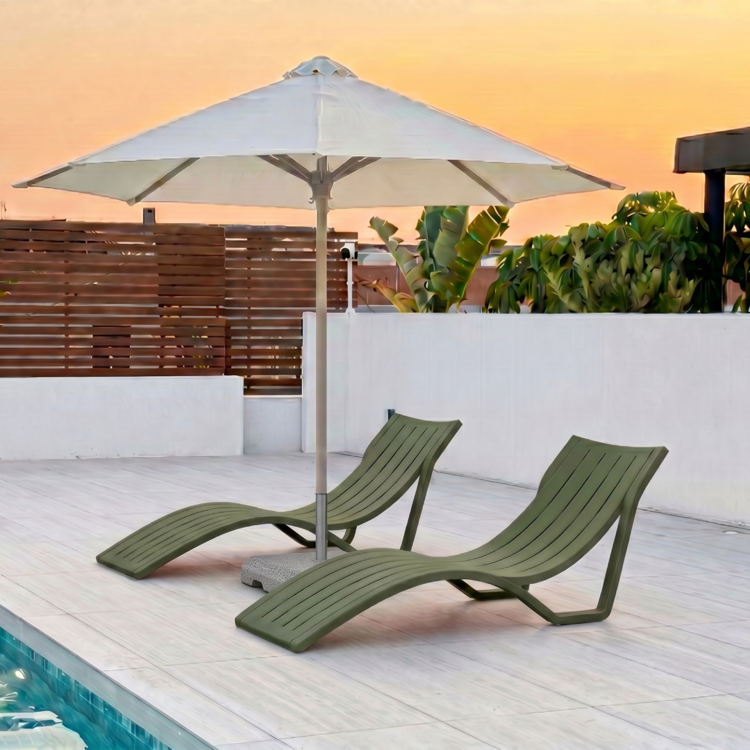 Hydra Sun Lounger - Olive | PREORDER AUGUST