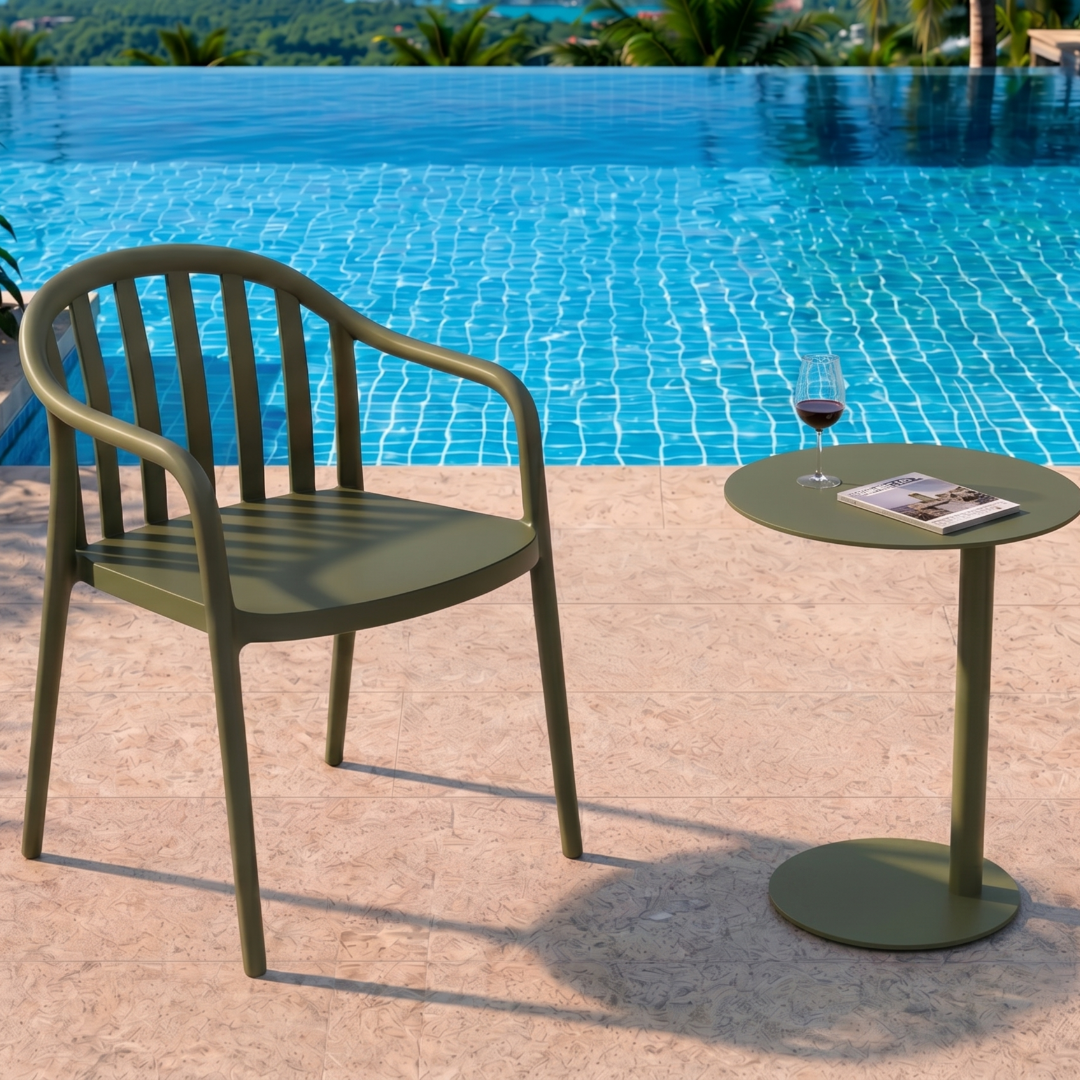 Evia Side Table - Olive | PREORDER AUGUST