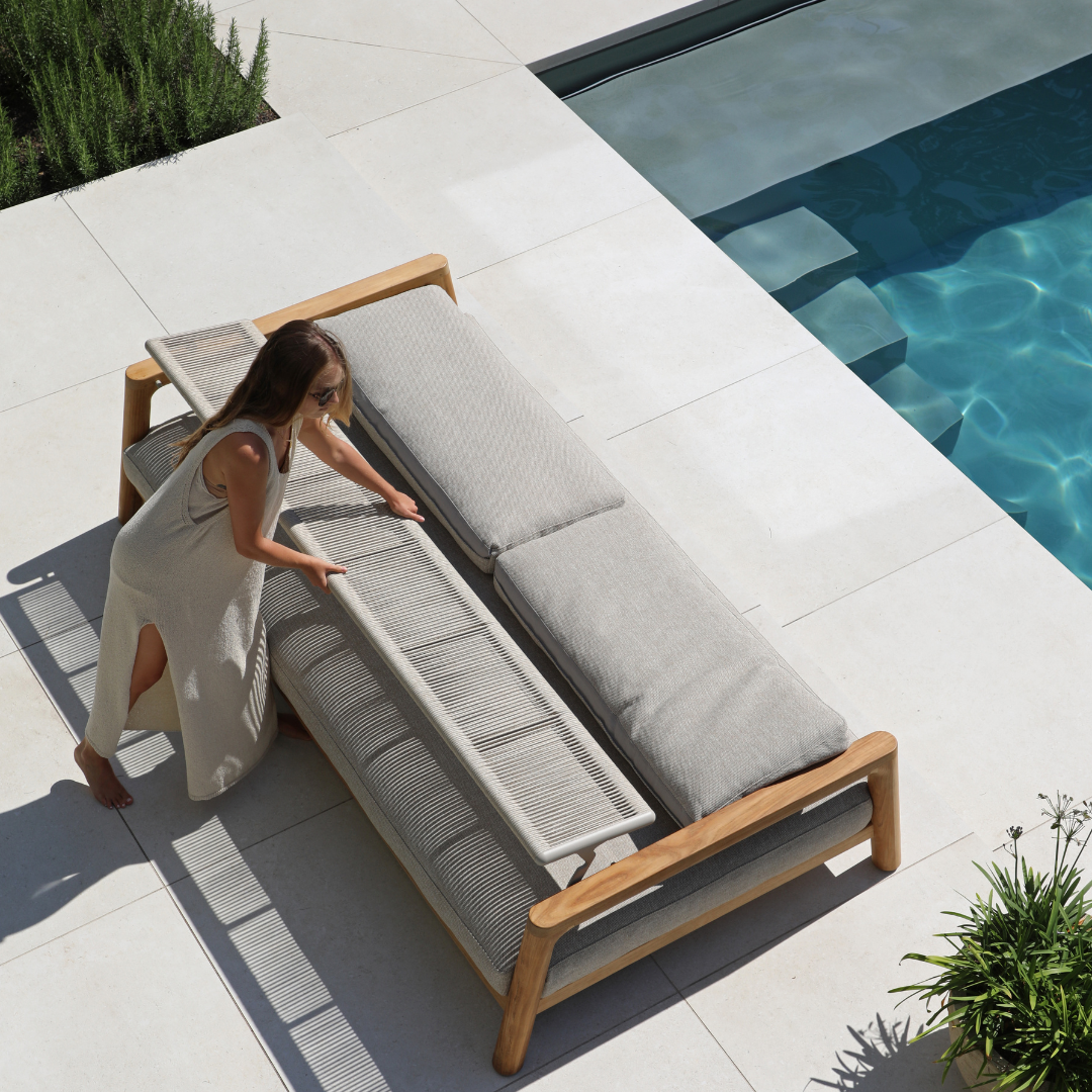 Tolo Teak 3-Seater Sofa (lead time)