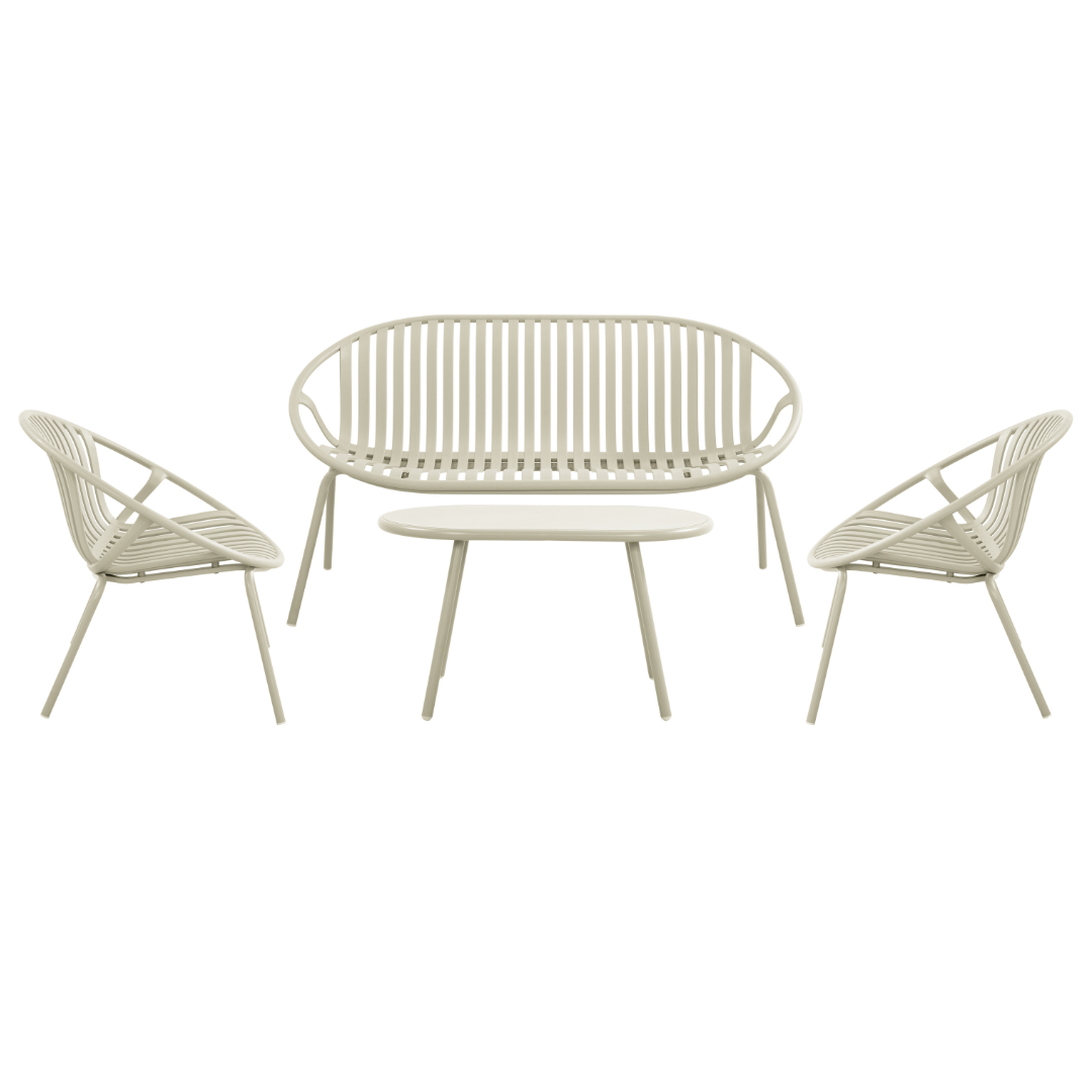 Lisbon 4pc Lounge Set - Dune | PREORDER AUGUST