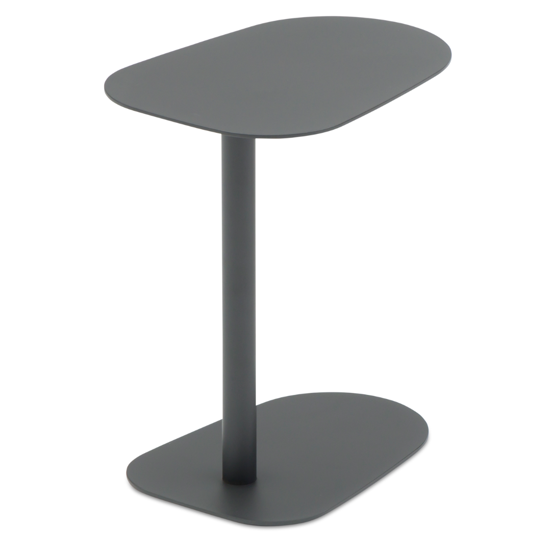 Butler Side Table Oval - Charcoal
