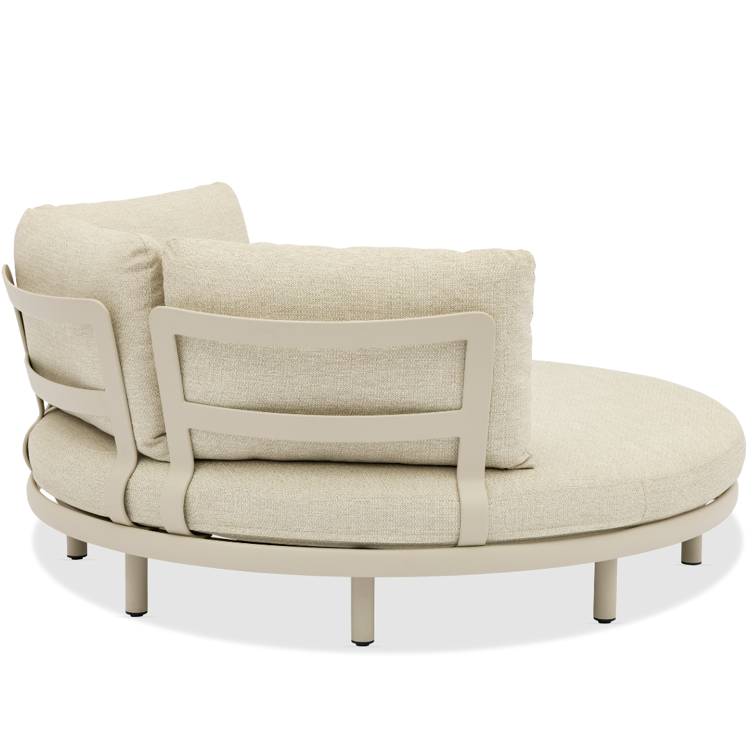 Cloud Island Outdoor Daybed rear view on white background