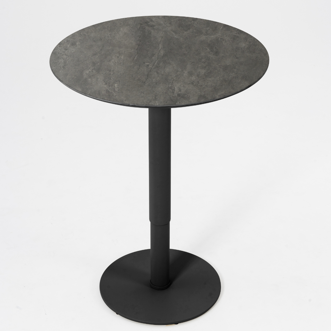 HiLo Adjustable Bistro / Bar Table - Charcoal | PREORDER MARCH