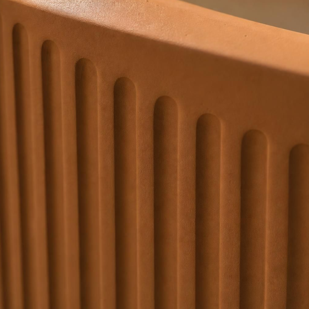 Doric Tall Planter - Natural Toasted Nut | PREORDER SEPTEMBER