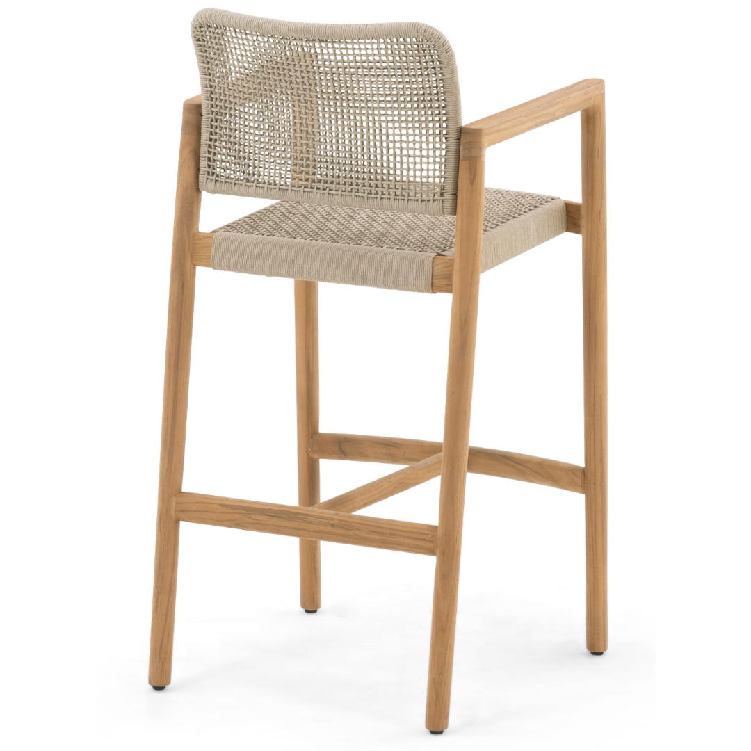 Tolo Bar Stool - Teak | ON REQUEST
