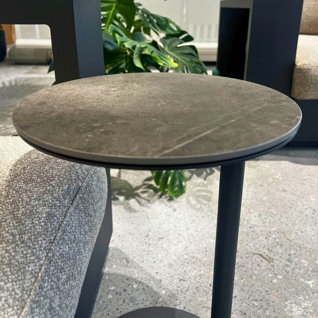 Butler Side Table Round - Charcoal | PREORDER AUGUST