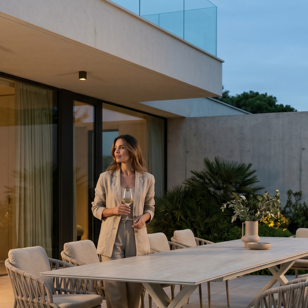 Albatross 4m Extendable Outdoor Dining Table - Mocha | PREORDER AUGUST