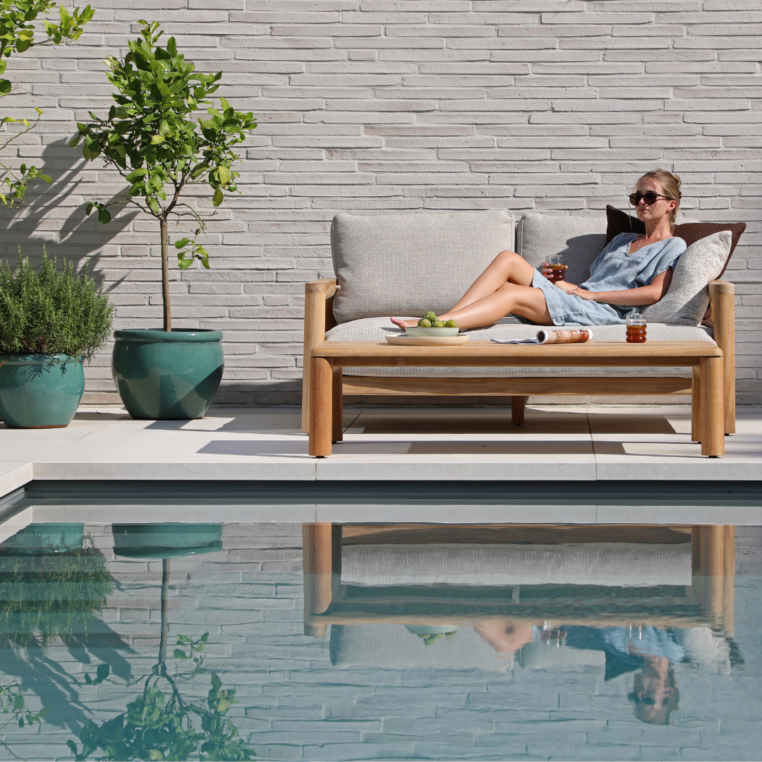 Tolo Teak 2-Seater Sofa (lead time)