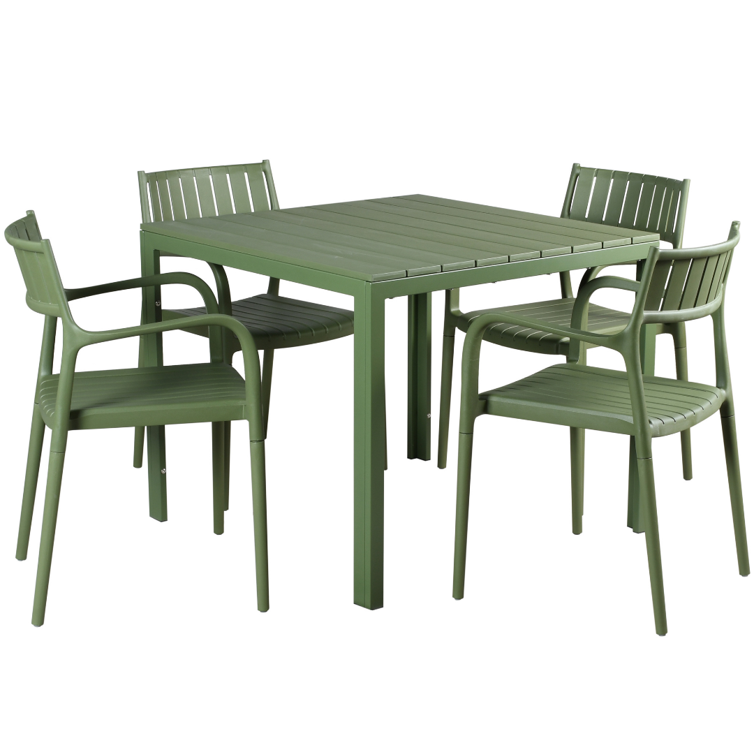 Crete 90cm Dining Table - Olive | PREORDER AUGUST