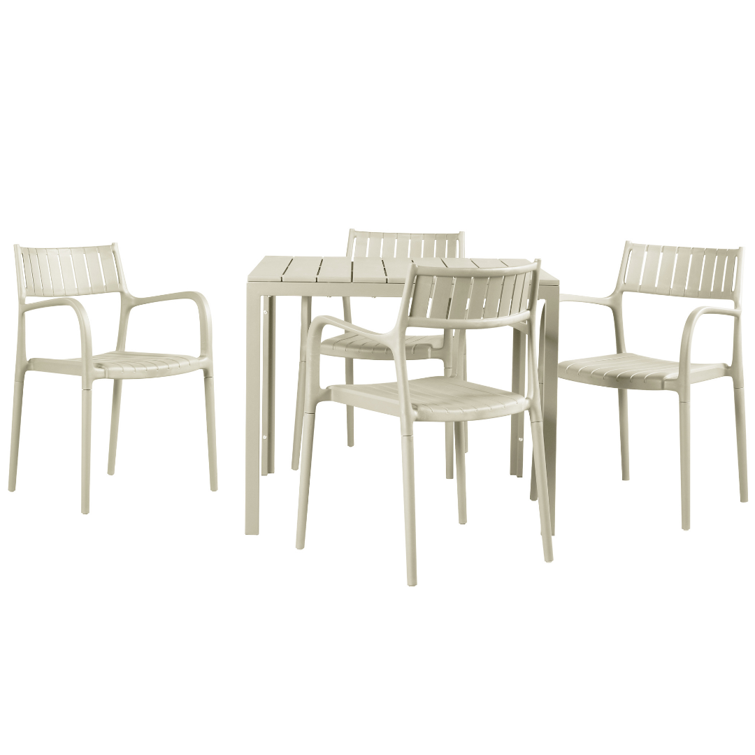 Crete 90cm Dining Table - Dune | PREORDER AUGUST