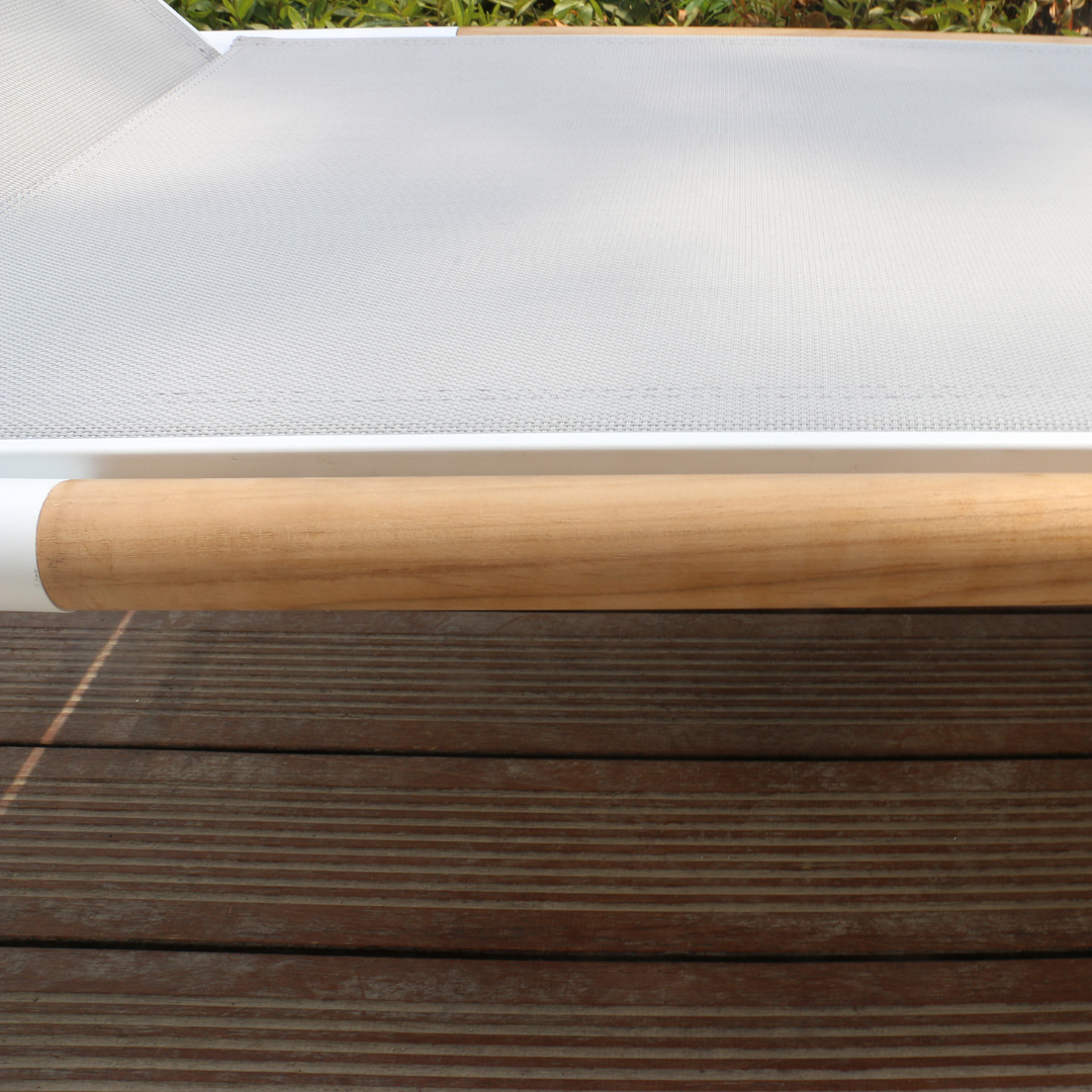 Faro Sun Lounger White
