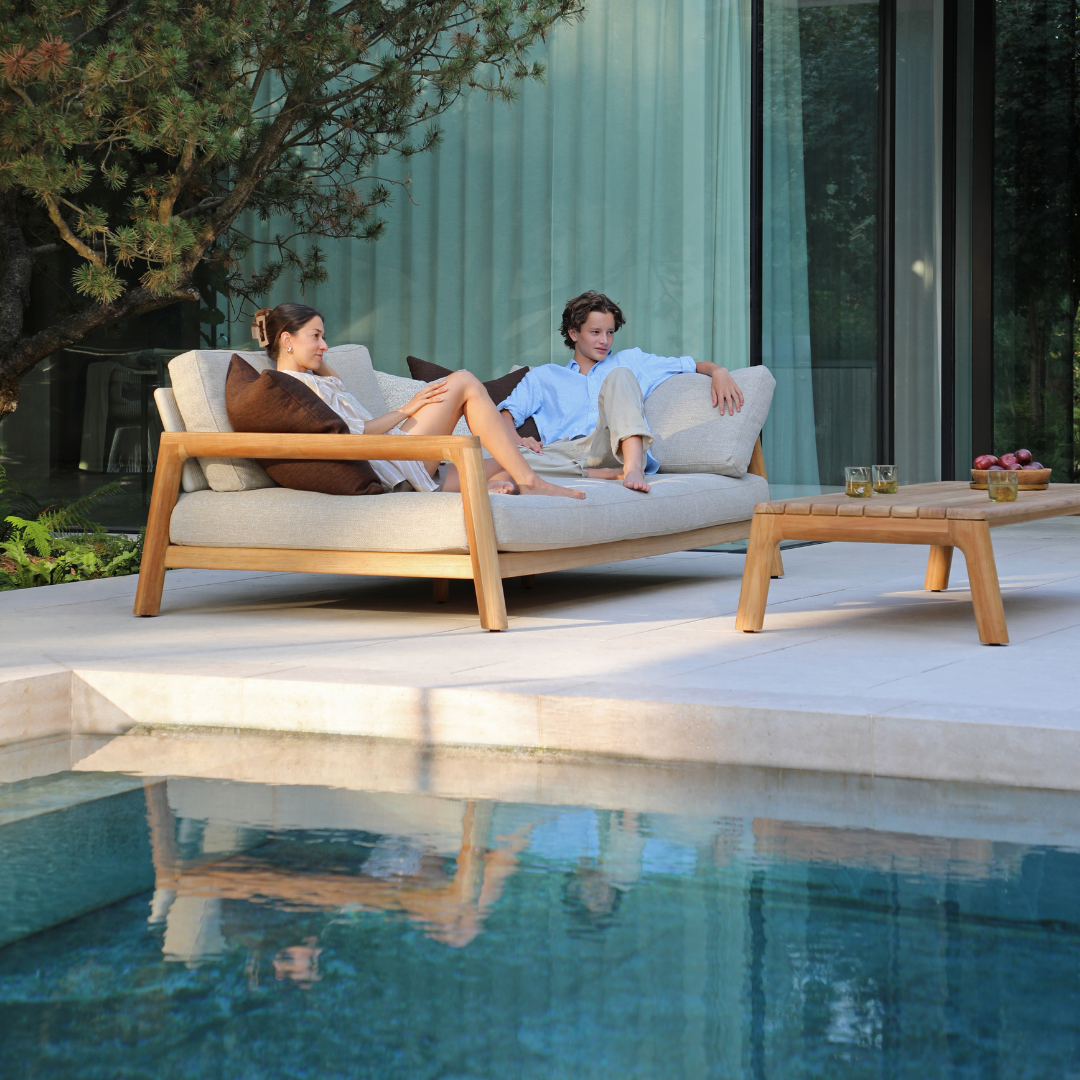 Tolo Teak 3-Seater Sofa (lead time)