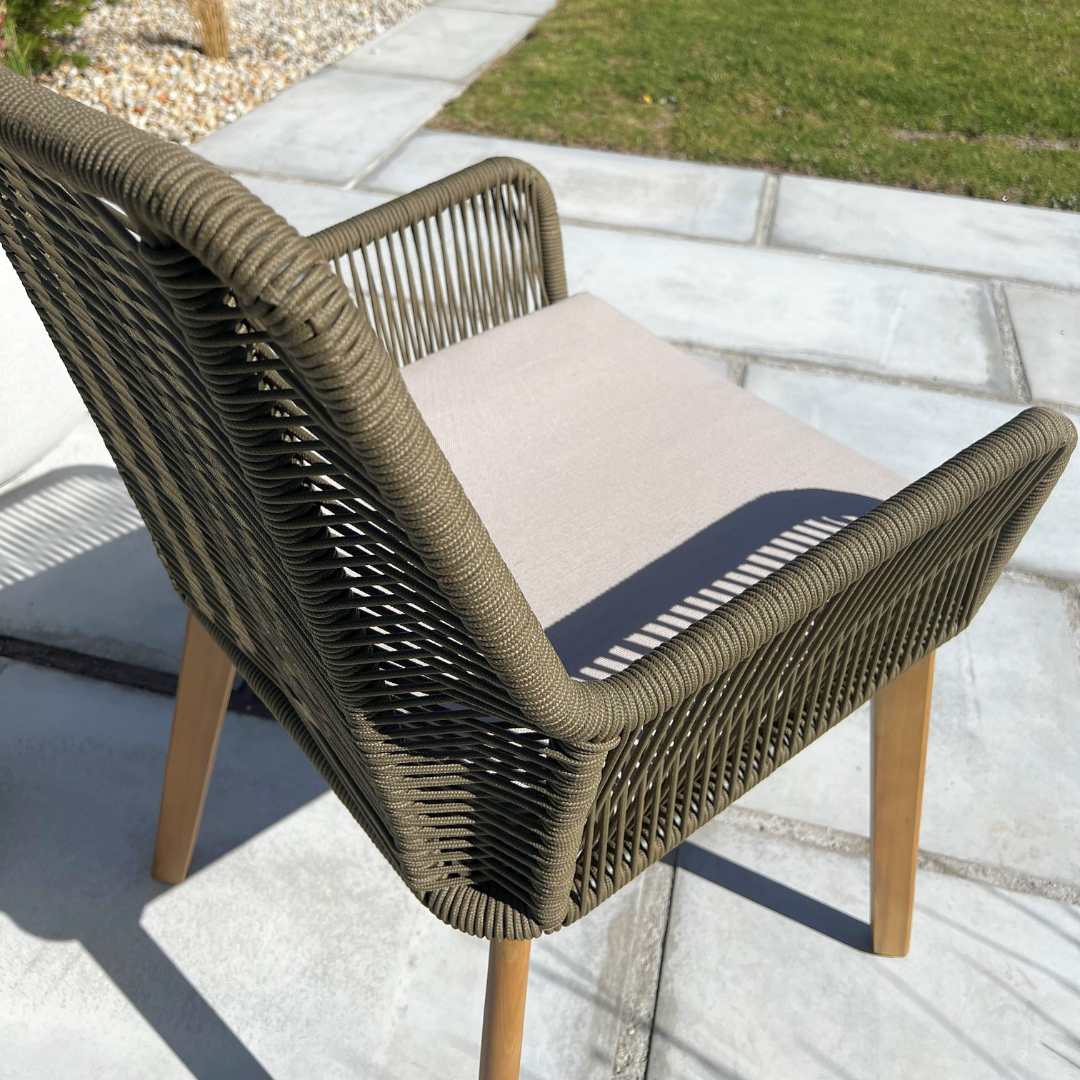 Padua Outdoor Dining Chair - Olive