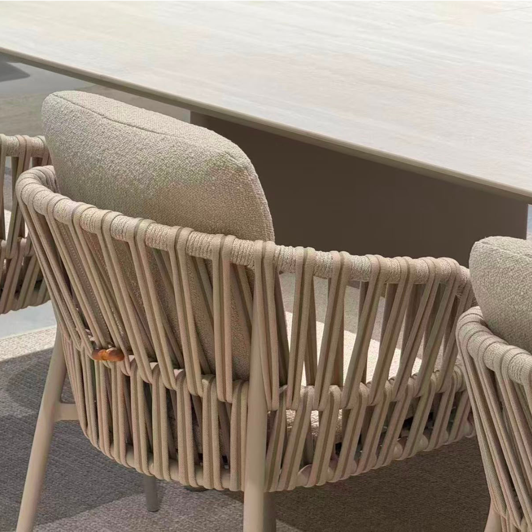 Set of 2: Noon Outdoor Dining Chairs - Mocha | PREORDER DECEMBER