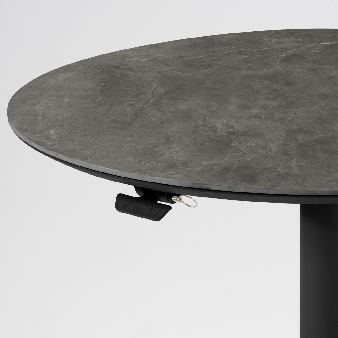 HiLo Adjustable Bistro / Bar Table - Charcoal | PREORDER MARCH