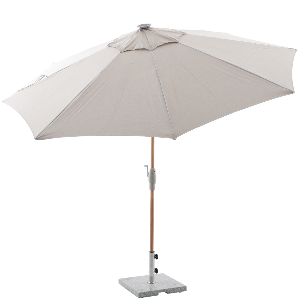 Royal Coro 3m Solar LED Umbrella Set - Beige | PREORDER AUGUST